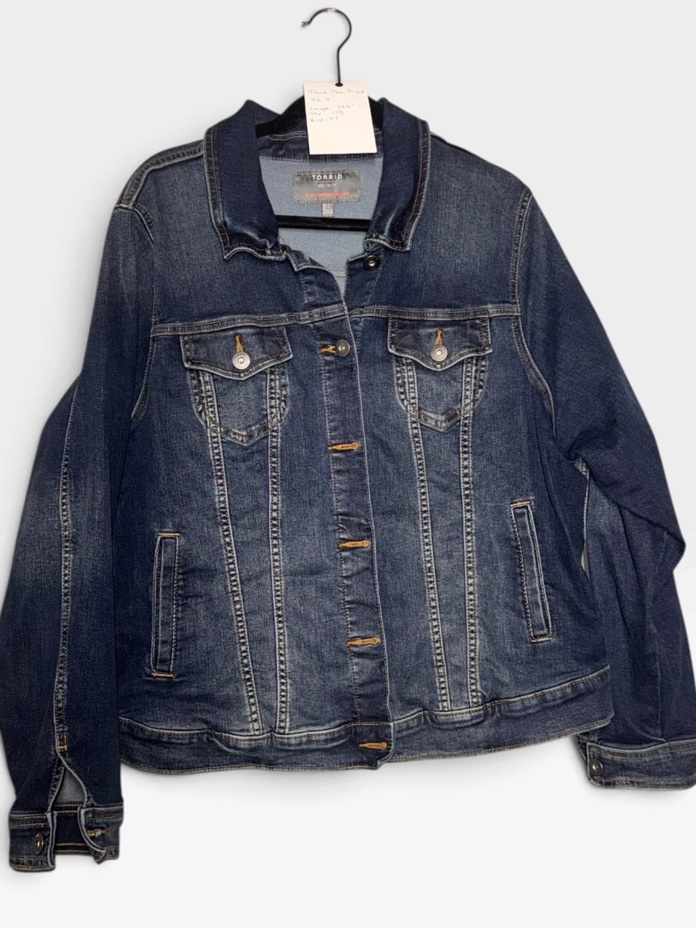 torrid Dark Blue Denim Jean Jacket size 22/24